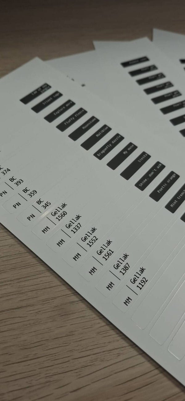 Gepersonaliseerde Colourpop Stickers | 17 per vel