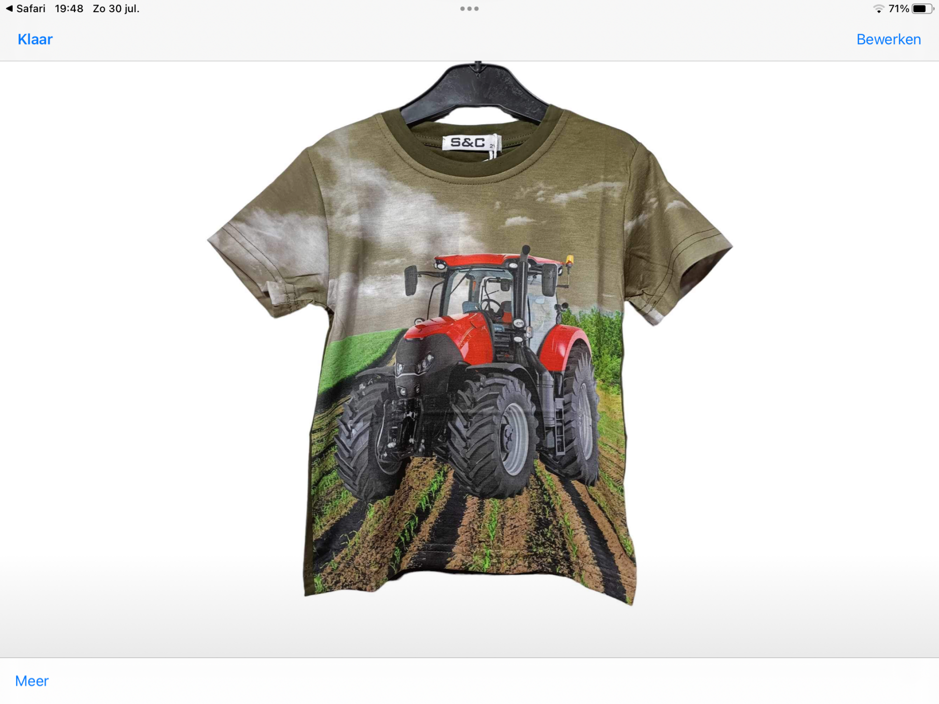 T-shirt tractor H209