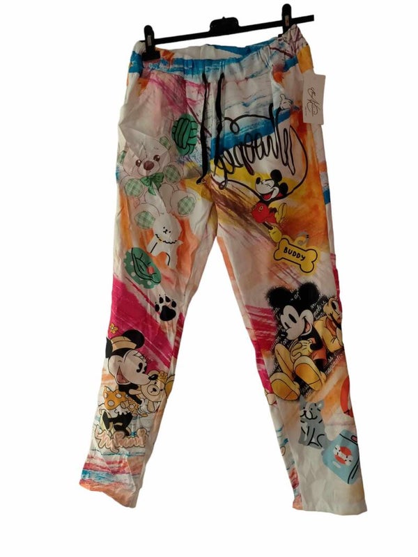 Regenboog broek met mick