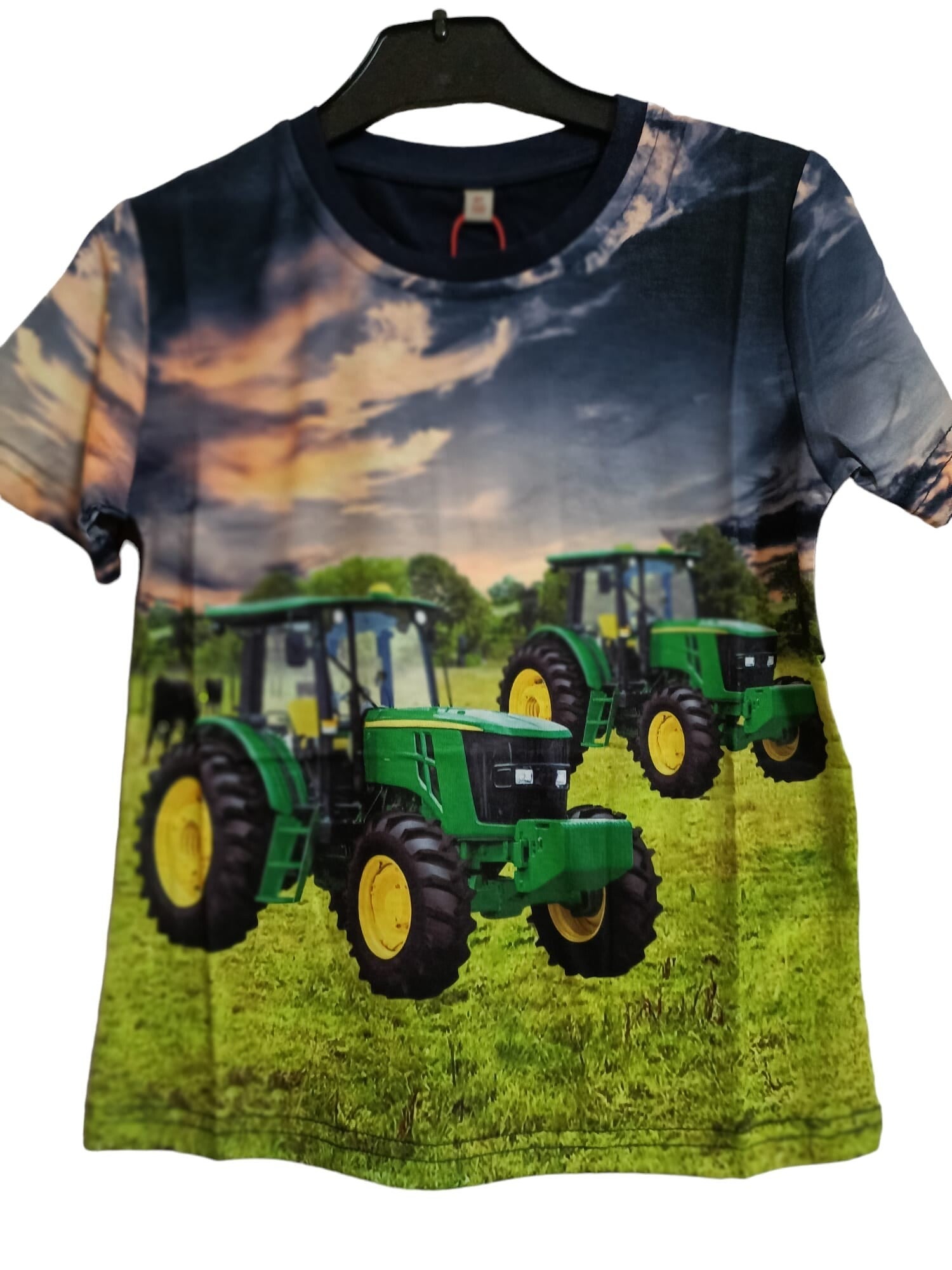T-shirt met tractor H -407