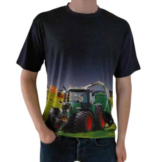 T-shirt met tractor H-423