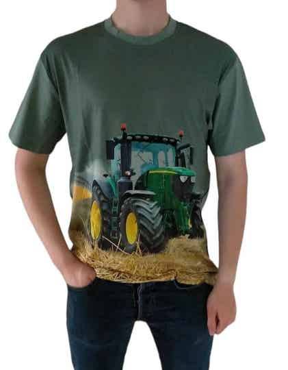 T-shirt met tractor H-412