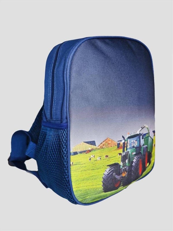 Donkerblauw Rugzak met tractor RS03