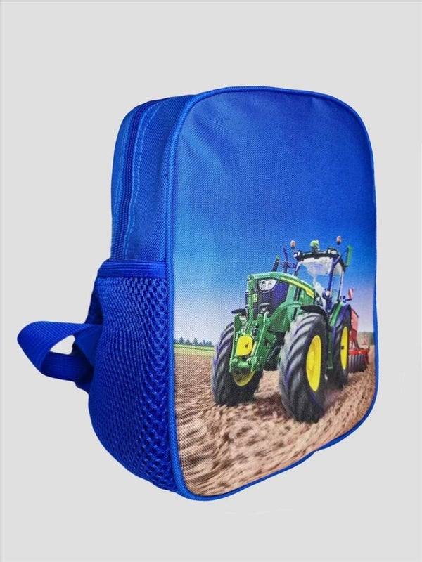 Blauwe rugzak met tractor RS10