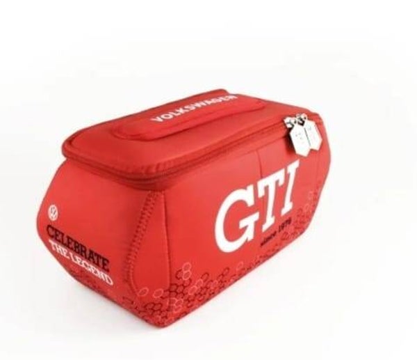 VW GTI 3D neopreen kleine universele tas rood
