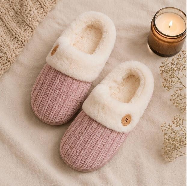 Cozy Plush Slippers – Wellness Essentials