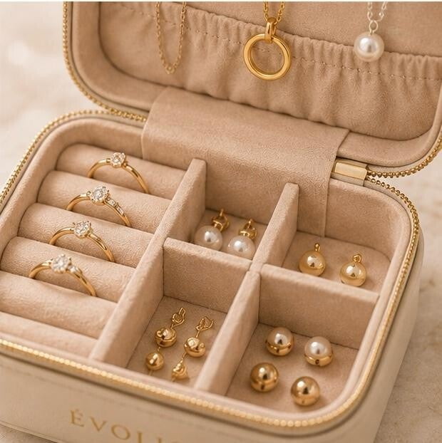 Luxury Jewelry Travel Case – Elegant Organizer