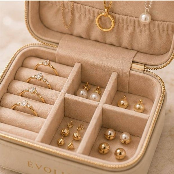 Luxury Jewelry Travel Case – Elegant Organizer