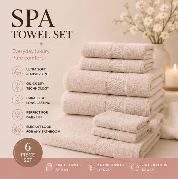 Luxury Spa Towel Set