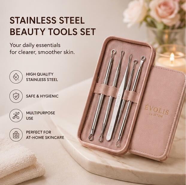 Stainless Steel Beauty Tools Set