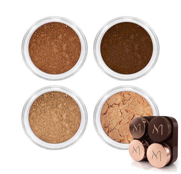 Oogschaduw setje losse mineralen Classic Blaze bruine ogen