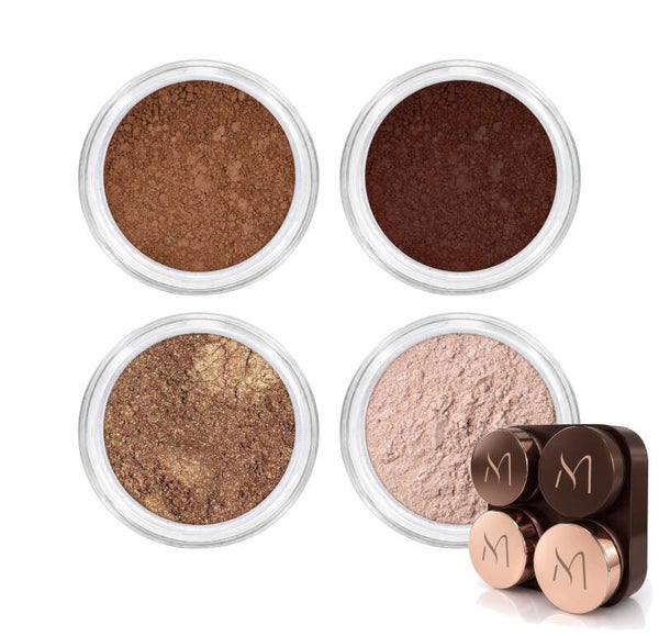 Oogschaduw setje losse mineralen Classic Twinkle grijze ogen