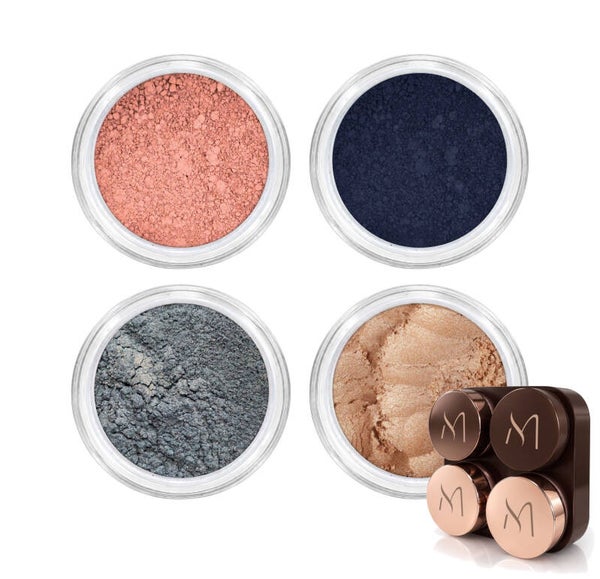 Oogschaduw setje losse mineralen Harmony Rich blauwe ogen