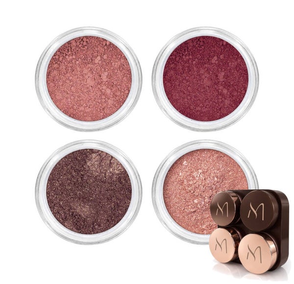Oogschaduw setje losse mineralen Pop Choc 'n Ice grijze ogen