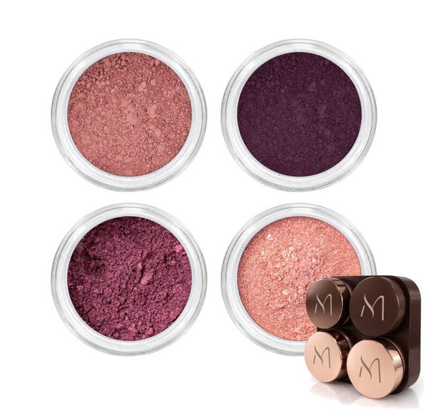 Oogschaduw setje losse mineralen pop golden baby bruine ogen