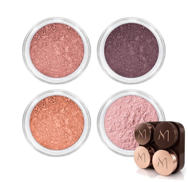 Oogschaduw setje losse mineralen Soft Romantic bruine ogen