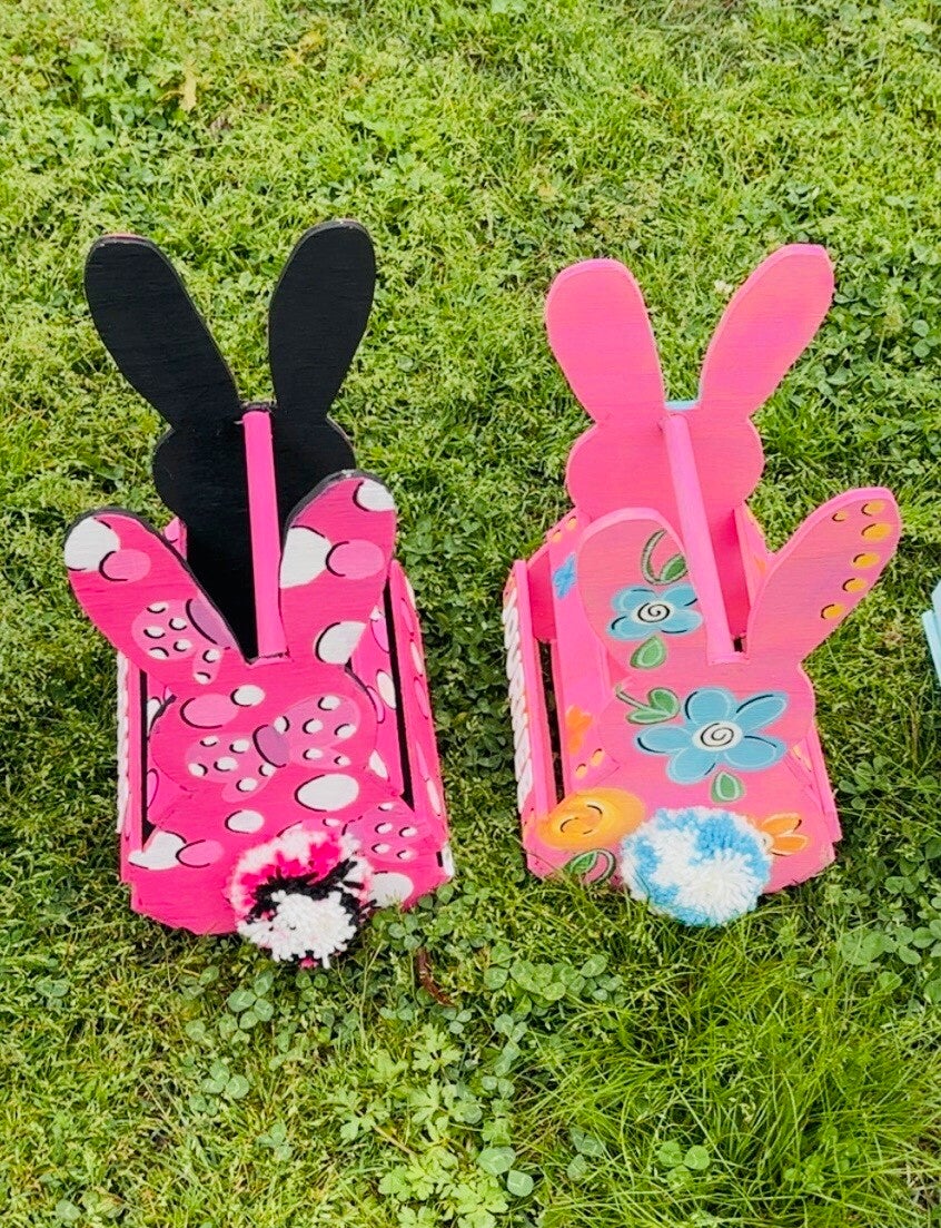 Beautiful Wooden Easter Baskets