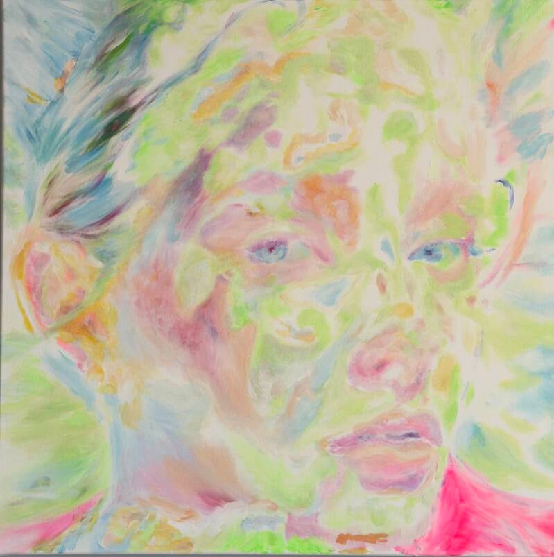 Everything - Acrylic on canvas, 70 x 70 cm