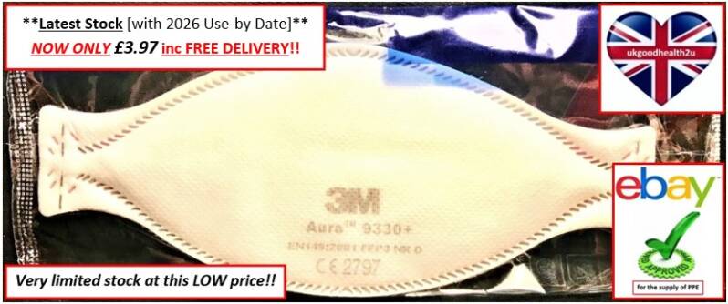 3M Aura 9330+ Face Mask