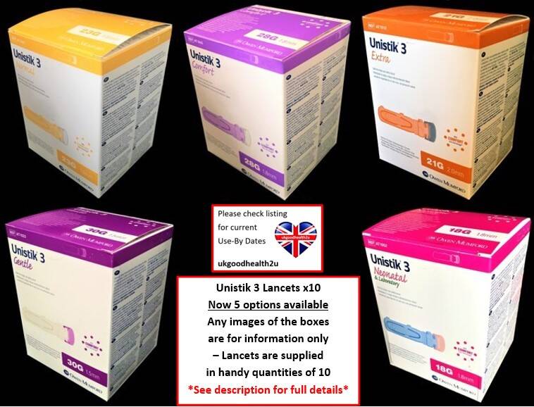 Unistik 3 Boxes of 100 - 5 variations