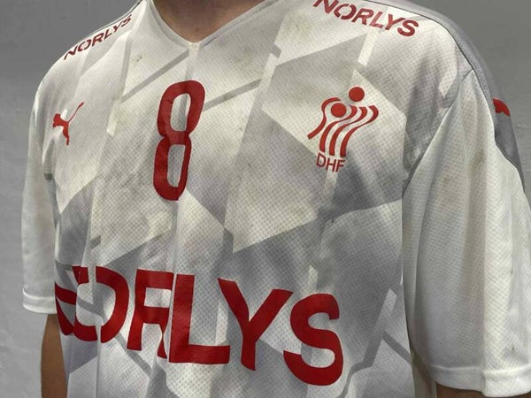 Landsholdstrøje Danmark - Lukas Garsdal XXL nr. 8