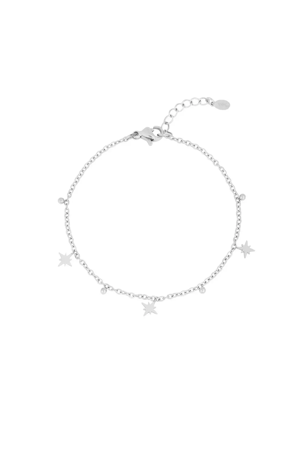 Sterretjes armband zilver