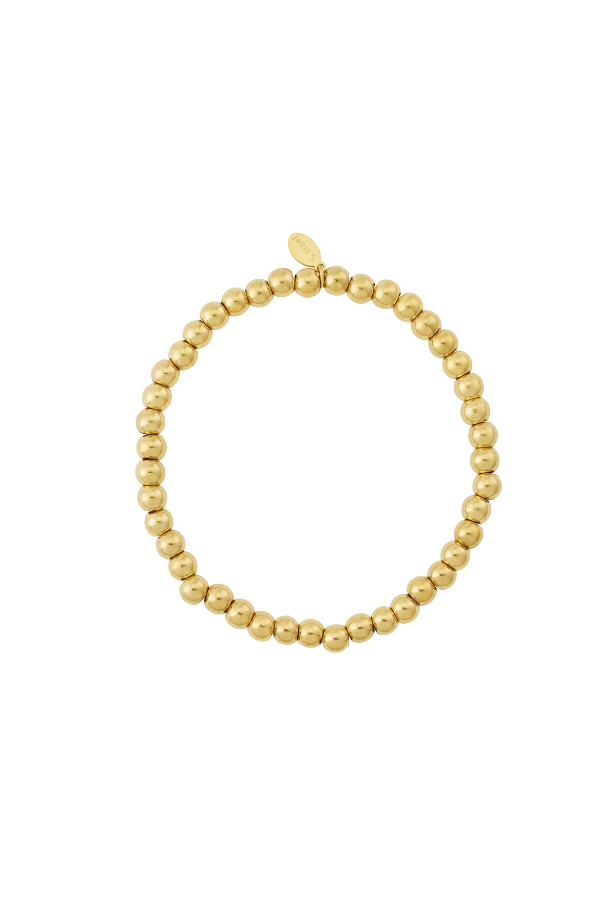 Kralenarmband goud