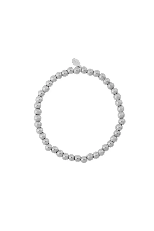 Kralenarmband zilver