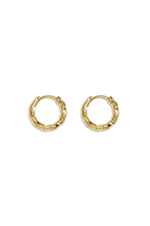 Oorbellen ringetje goud 1 cm