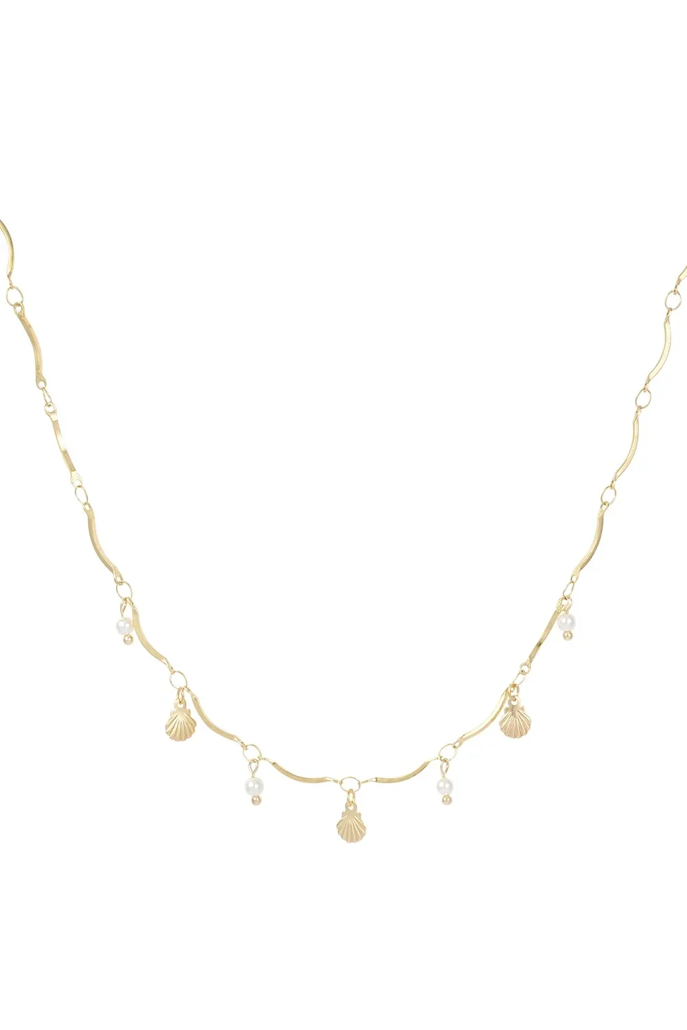 Ketting beach waves goud