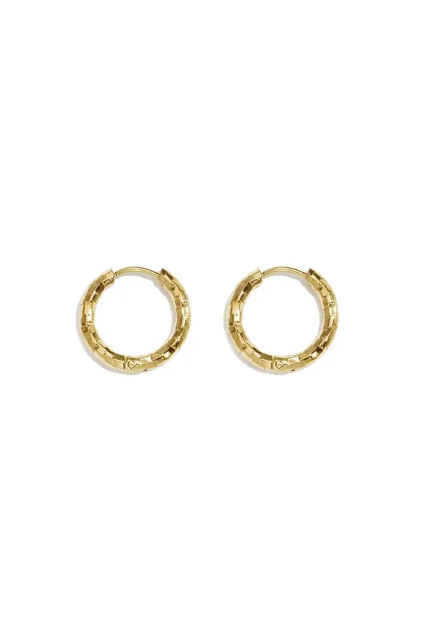 Oorbellen ringetje goud 1.2 cm