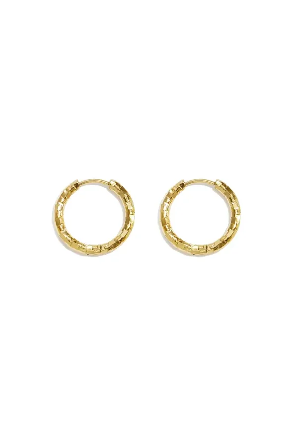 Oorbellen ringetje goud 1.4 cm