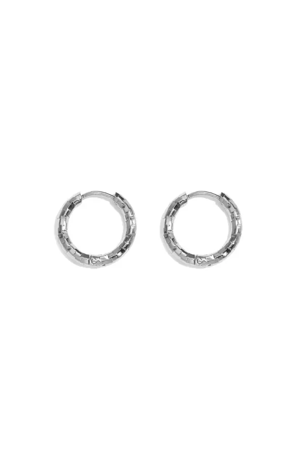 Oorbellen ringetje zilver 1.2 cm