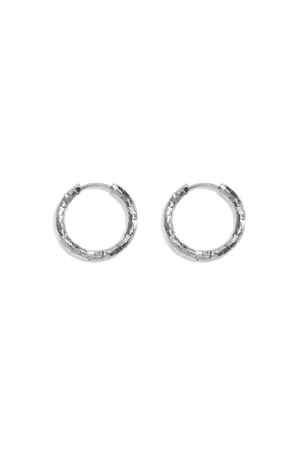 Oorbellen ringetje zilver 1.4 cm