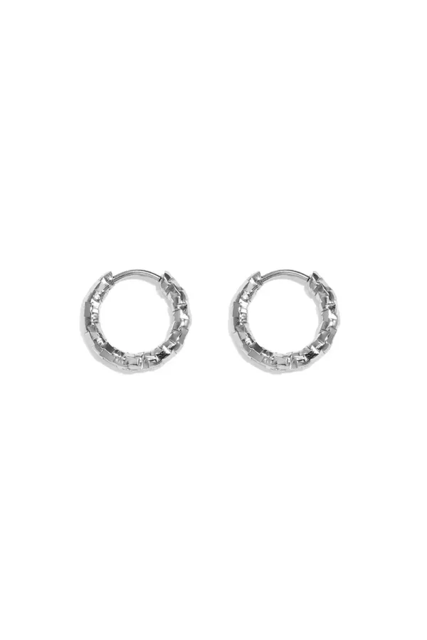 Oorbellen ringetje zilver 1 cm