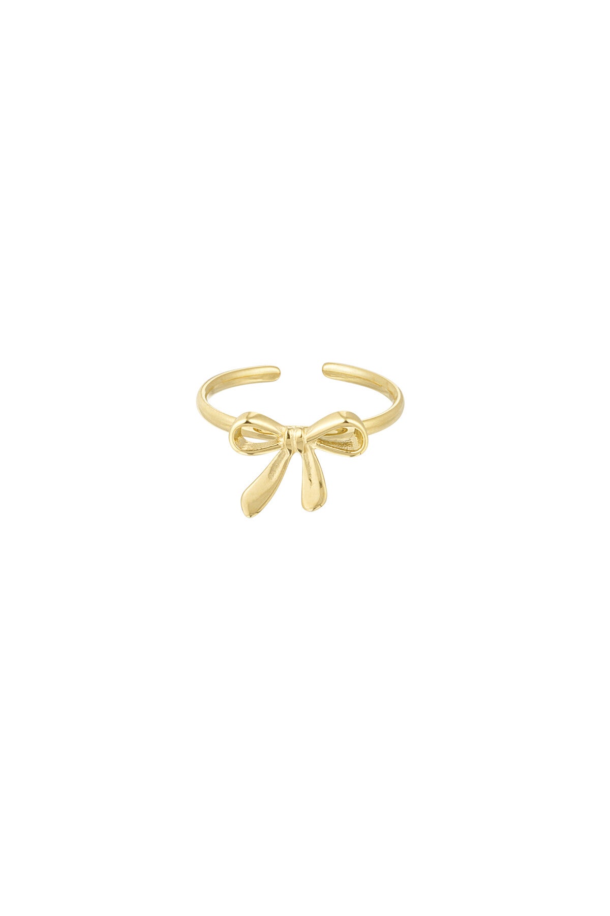 Ring strikje goud