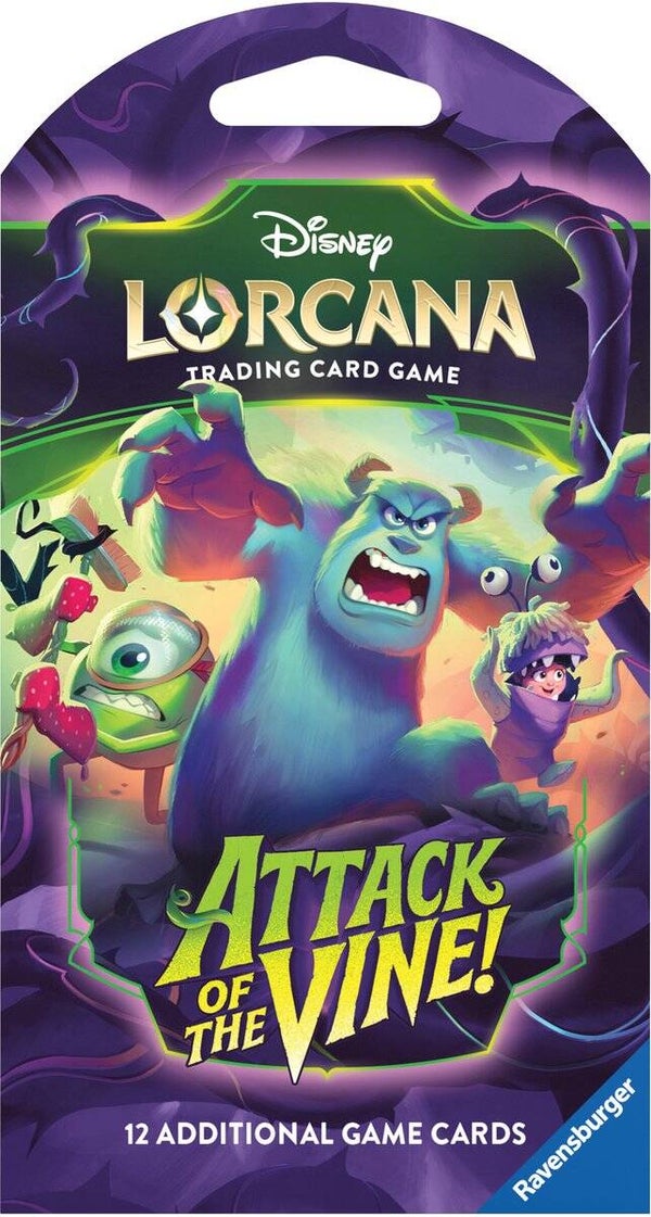 Disney Lorcana Attack Of The Vine! Sleeved Booster