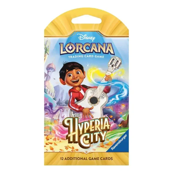 Disney Lorcana Hyperia City Sleeved Booster