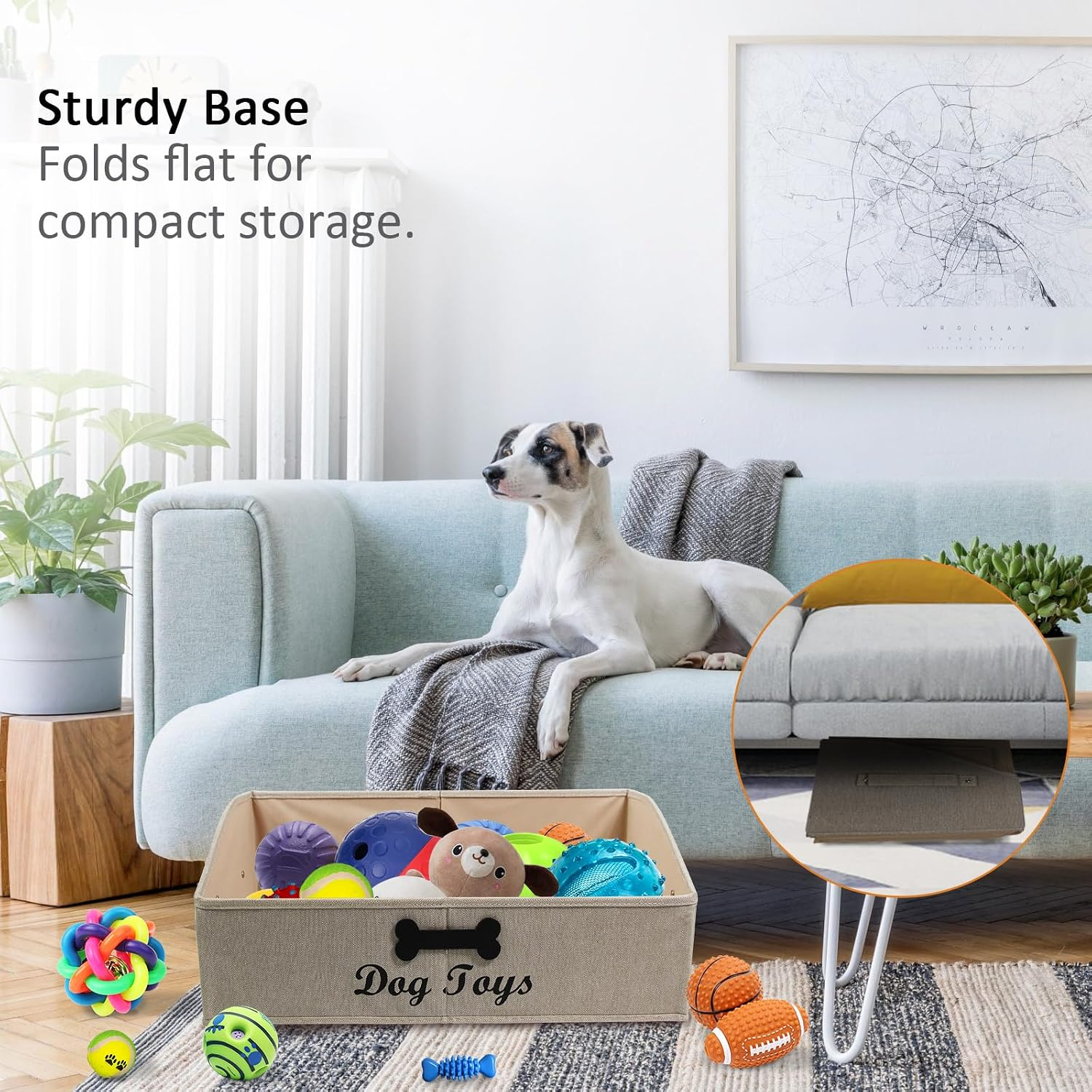 Large Dog Toy Basket