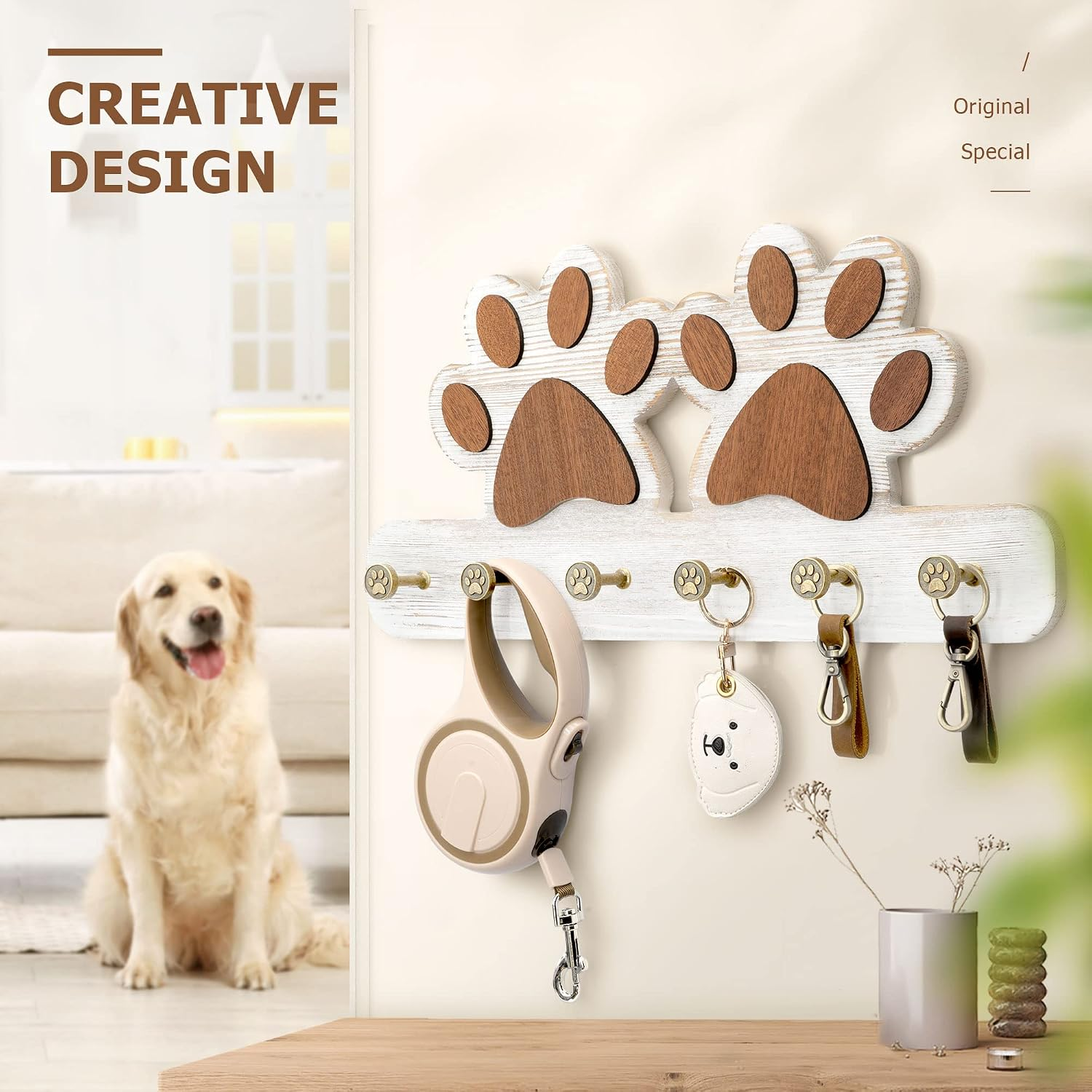 Farmhouse Leash Holder
