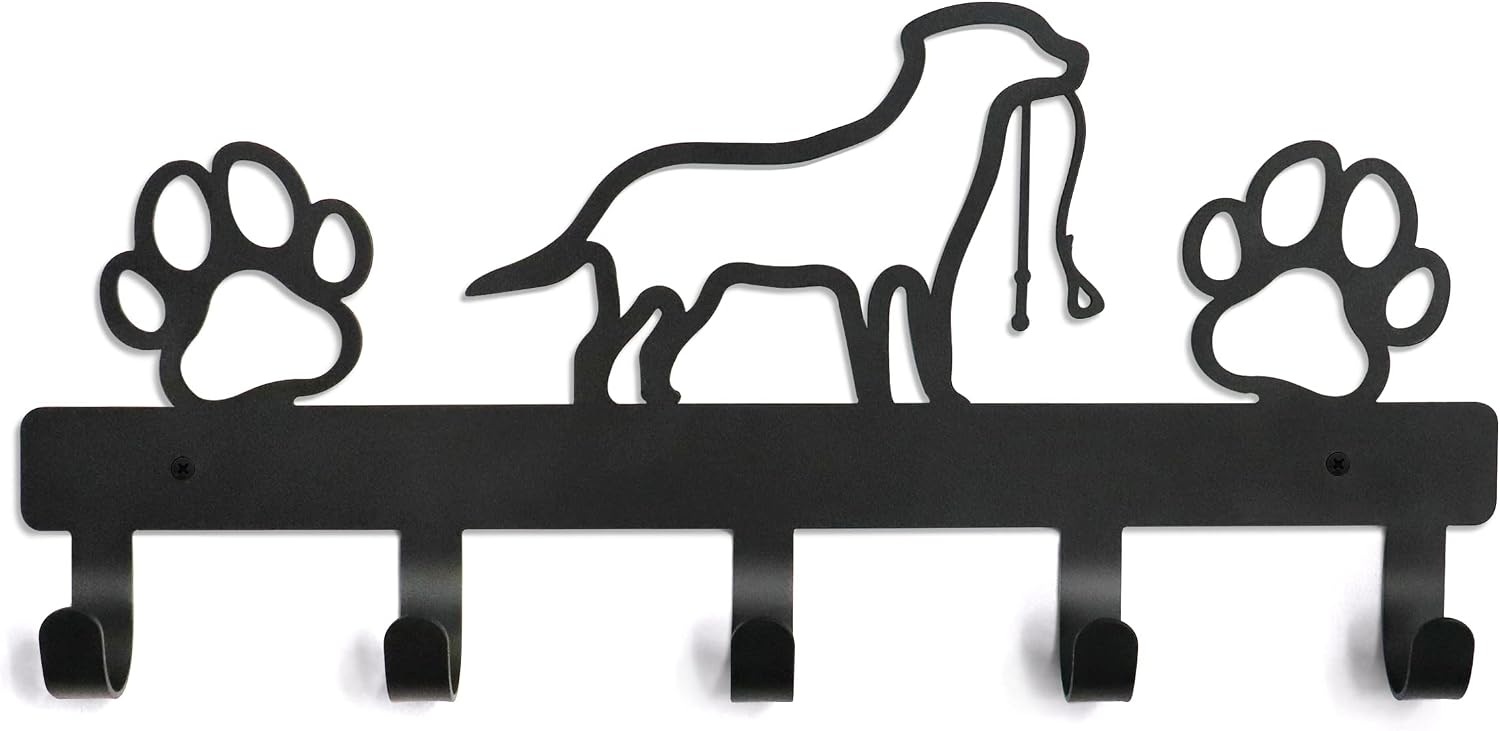5 Hooks Dog Leash Holder
