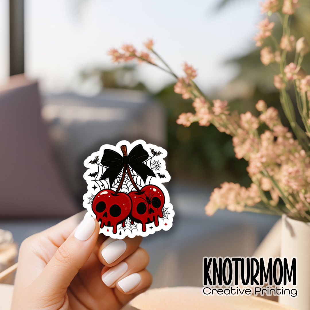 Evil Drip Cherry Sticker