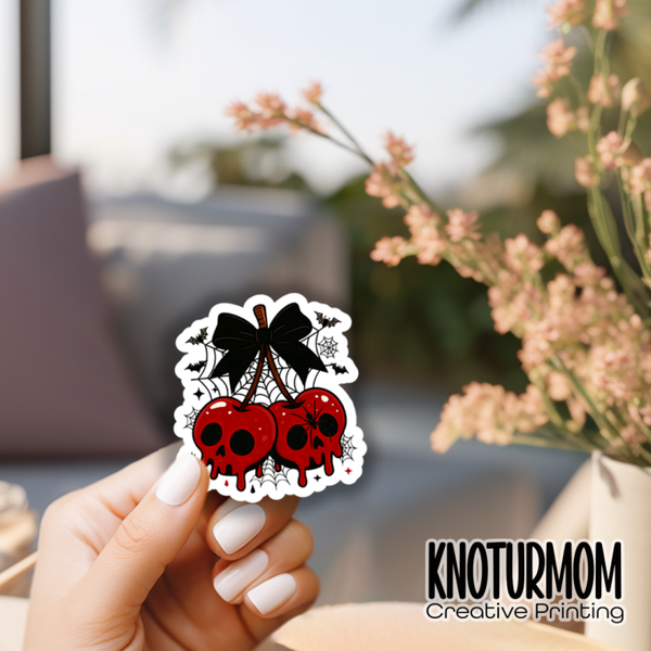 Evil Drip Cherry Sticker
