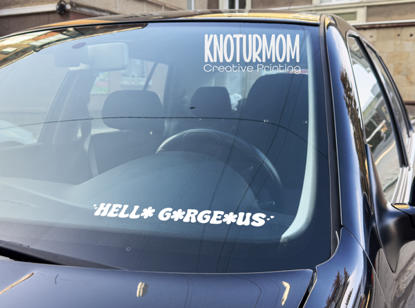 Hello Goregeous Decal