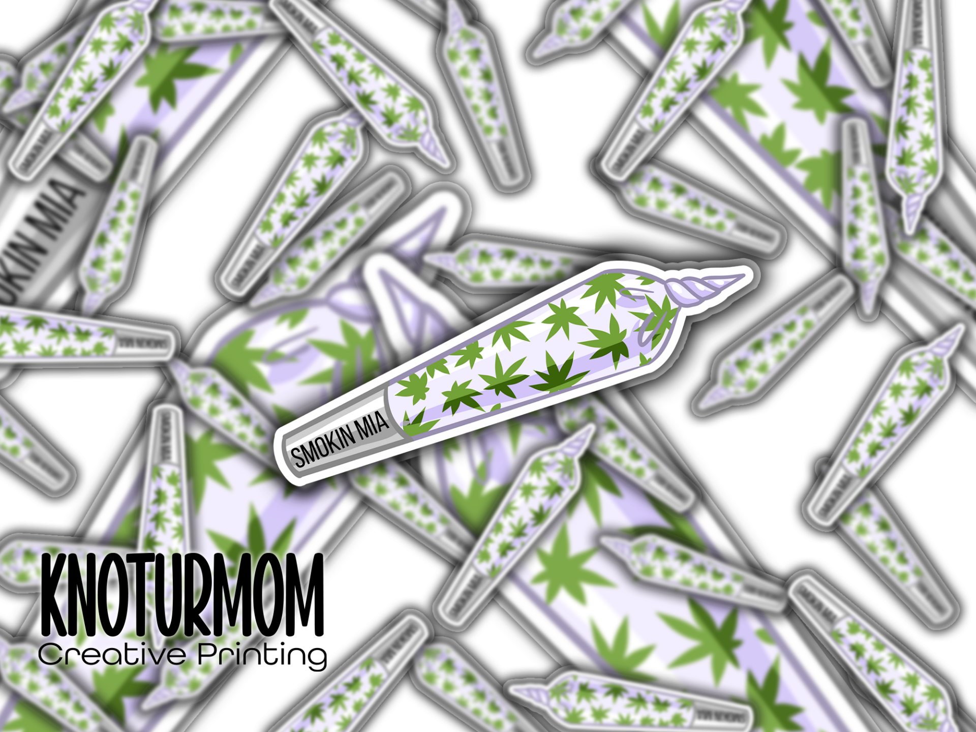 Smokin Mia Joint Sticker