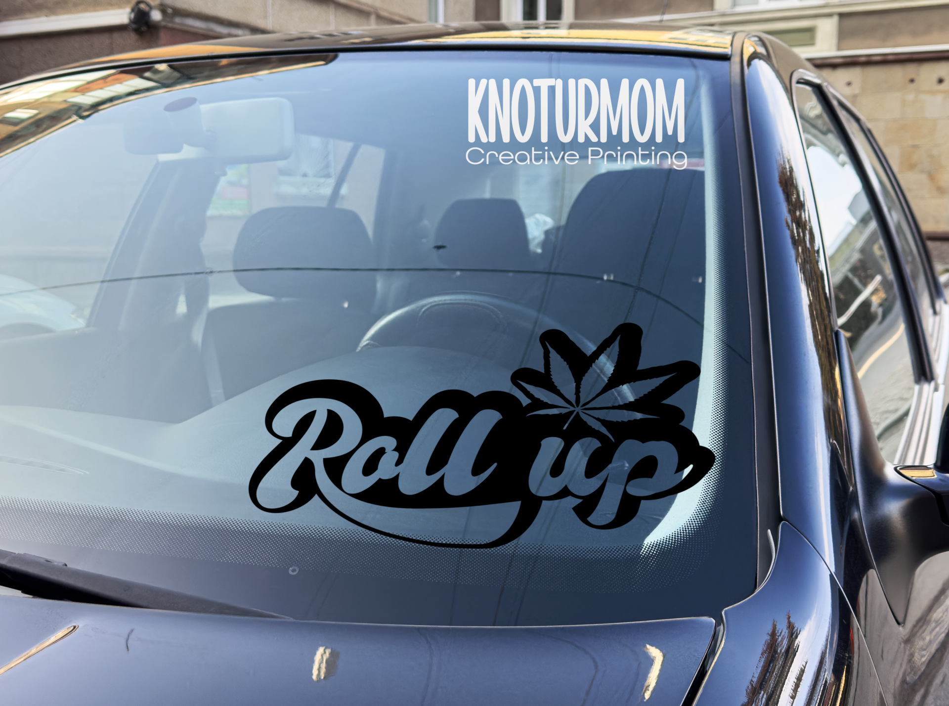 Roll Up Cannabis Decal