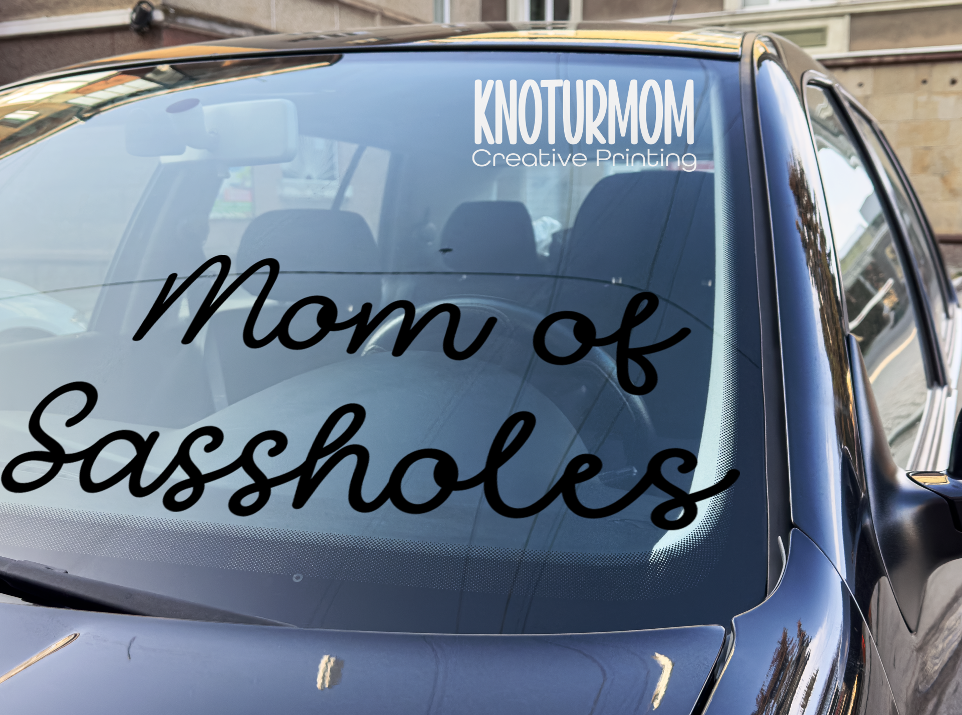 Mom of Sassholes Decal