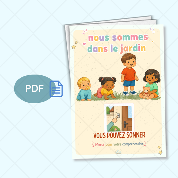 PDF Affiche "nous sommes dans le jardin"