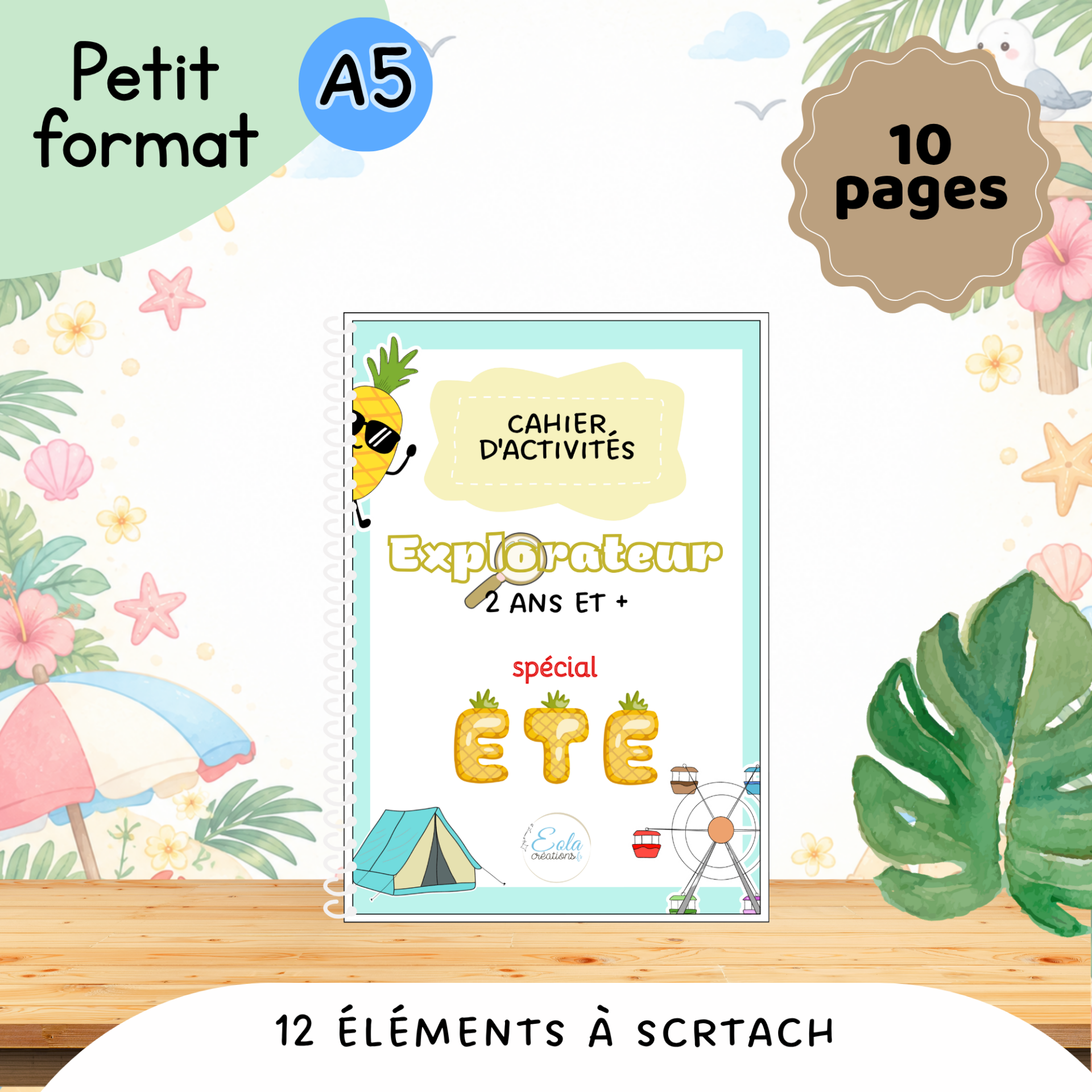 🖨️ PDF - Livret "Explorateur été"