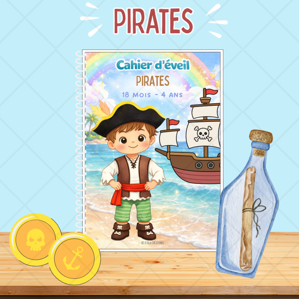 ⭐Cahier d'éveil pirates